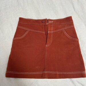 Cinnamon 70s mini skirt